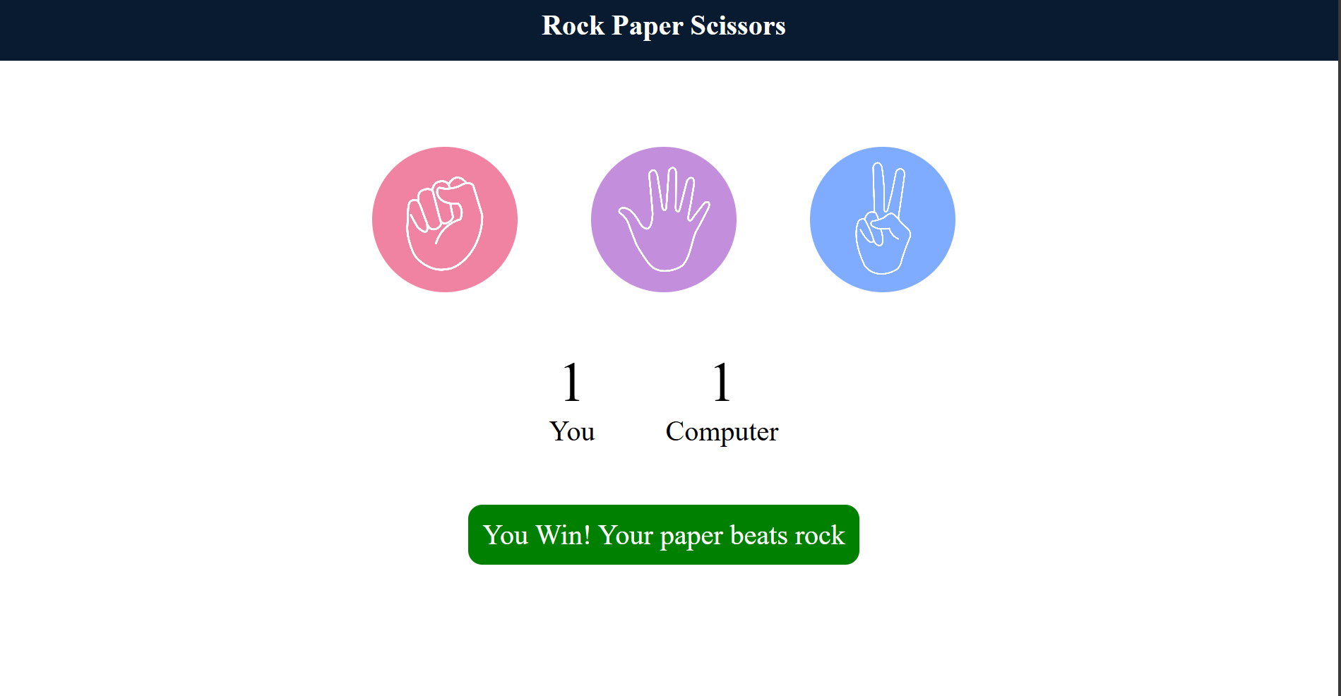 Rock Paper Scissor
