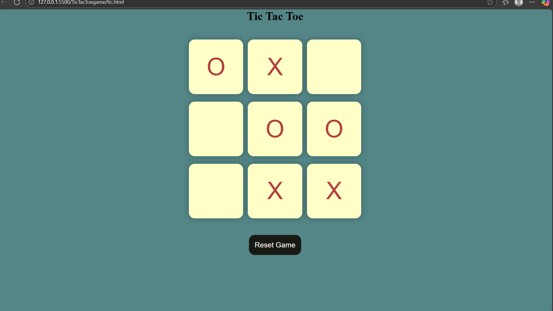 Tic Tac Toe